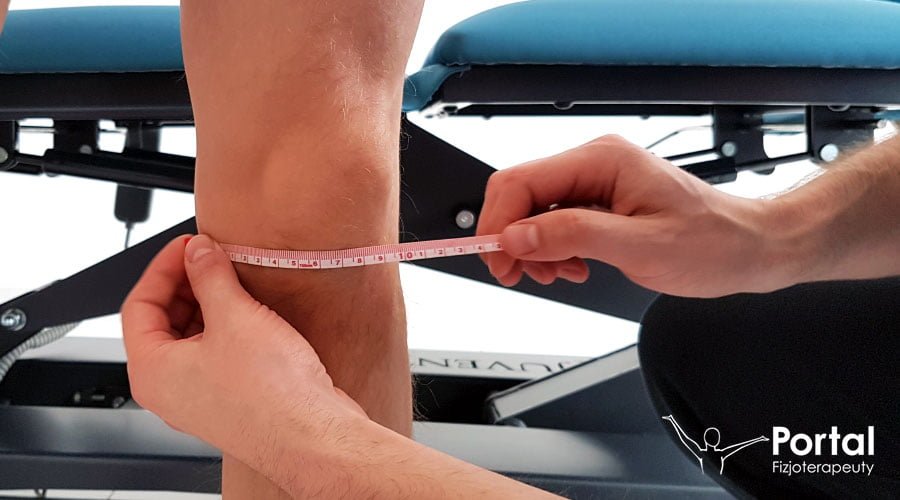 Pomiary obwodów - kończyna dolna