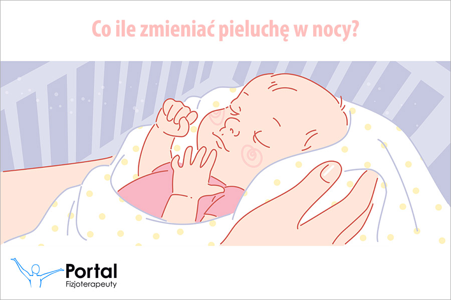 Co ile zmieniać pieluchę w nocy?