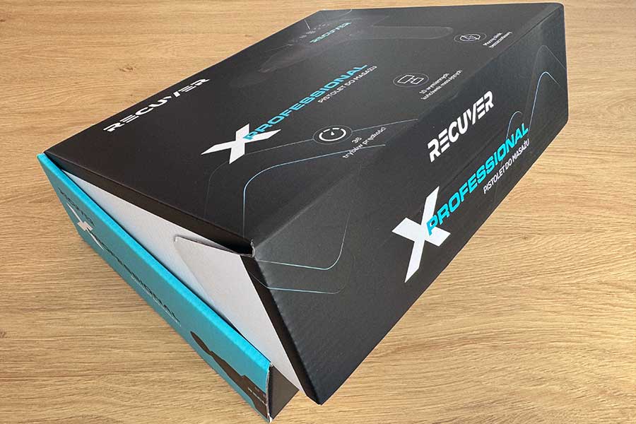 RECUVER X Professional - recenzja i opinia profesjonalnego pistoletu do masażu